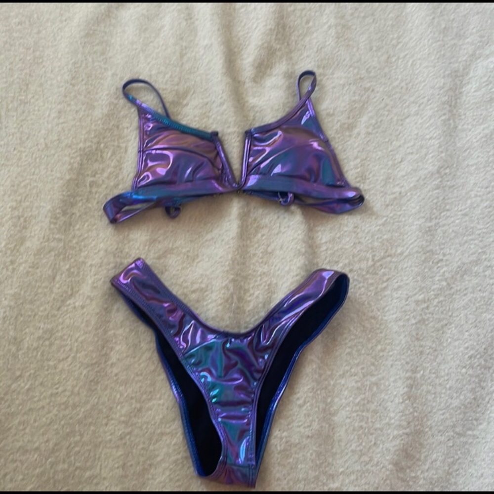 Gorgeous Iridescent Purple Bikini